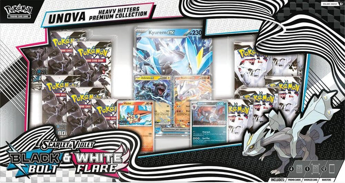 Unova Poster Collection — Black Bolt & White Flare [EN]