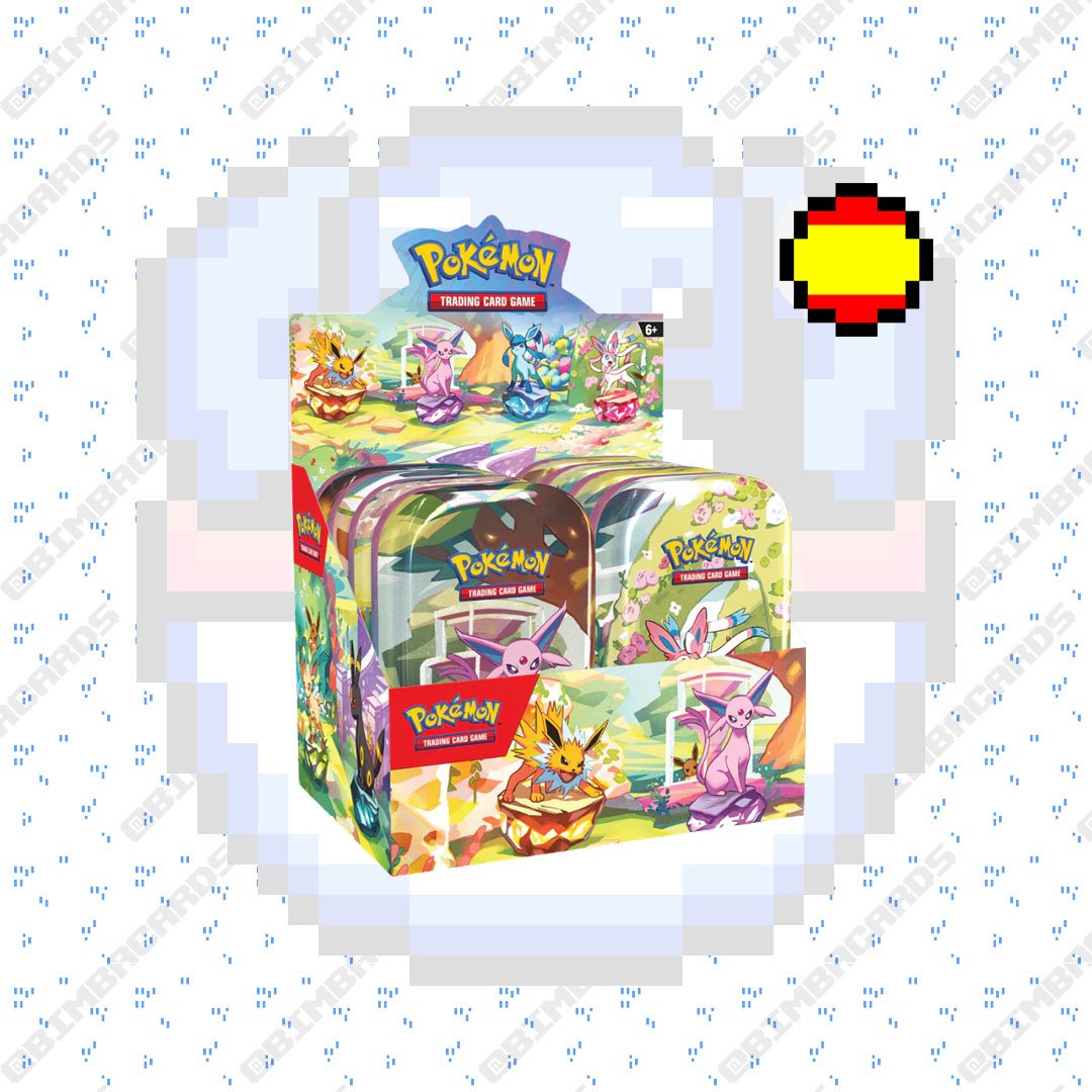 Mini Tin Evoluciones Prismaticas Display