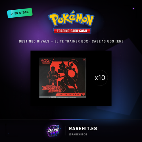 Destined Rivals — Elite Trainer Box · Case 10 uds [EN]
