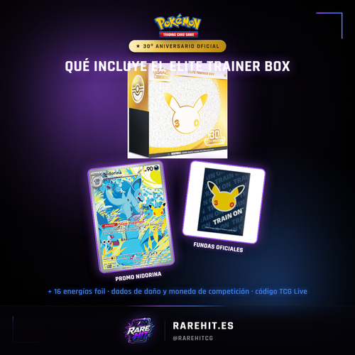 Pokémon TCG: 30th Celebration Elite Trainer Box (Inglés)